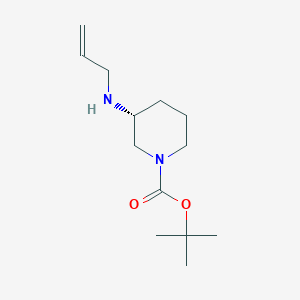 molecular formula C13H24N2O2 B8498608 (R)-tert-butyl 3-(allylamino)piperidine-1-carboxylate 