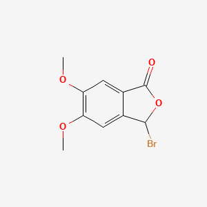 molecular formula C10H9BrO4 B8498615 3-Bromo-5,6-dimethoxy-phthalide 