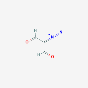 molecular formula C3H2N2O2 B8498628 2-Diazonio-3-oxoprop-1-en-1-olate CAS No. 50704-41-1