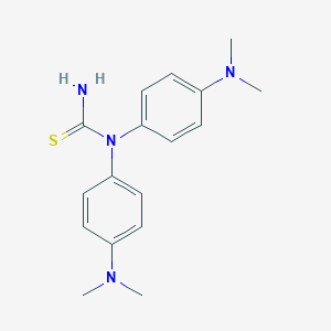 molecular formula C17H22N4S B084987 1,1-Bis[4-(dimethylamino)phenyl]thiourea CAS No. 13991-81-6