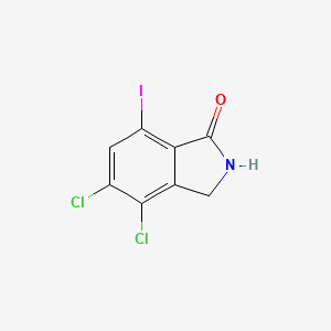 molecular formula C8H4Cl2INO B8498714 4,5-Dichloro-7-iodoisoindolinone 