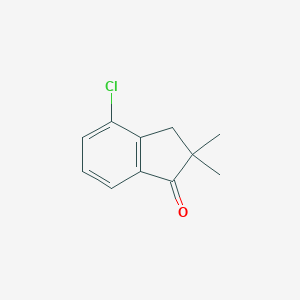 molecular formula C11H11ClO B084989 2,2-dimethyl-4-chloro-indanone CAS No. 13099-57-5