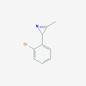 molecular formula C9H8BrN B8498955 2-(2-bromophenyl)-3-methyl-2H-azirine 
