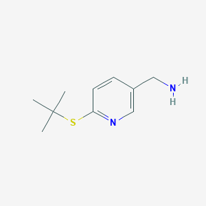 5-Aminomethyl-2-tert-butylthio-pyridine