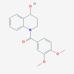 1-(3,4-Dimethoxybenzoyl)-1,2,3,4-tetrahydro-4-quinolinol