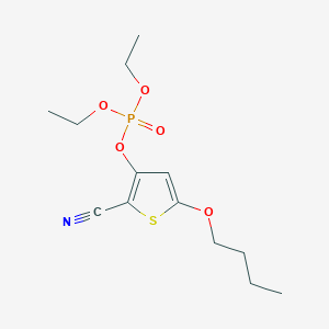 5-Butoxy-2-cyanothiophen-3-yl diethyl phosphate