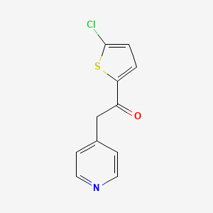1-(5-Chloro-2-thienyl)-2-(pyridin-4-yl)ethanone