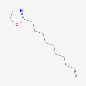 molecular formula C13H23NO B8499028 Oxazole, 2-(9-decenyl)-4,5-dihydro- CAS No. 10431-81-9