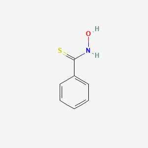 molecular formula C7H7NOS B8499047 N-Hydroxybenzenecarbothioamide CAS No. 15177-34-1