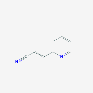 molecular formula C8H6N2 B8499085 3-(2-Pyridyl)acrylonitrile 