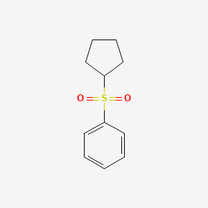 molecular formula C11H14O2S B8499115 (Cyclopentanesulfonyl)benzene CAS No. 14633-46-6
