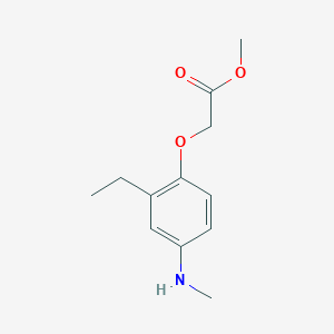 Methyl [2-ethyl-4-(methylamino)phenoxy]acetate