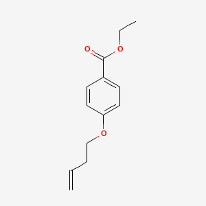 molecular formula C13H16O3 B8499148 Ethyl 4-(3-butenyloxy)benzoate 