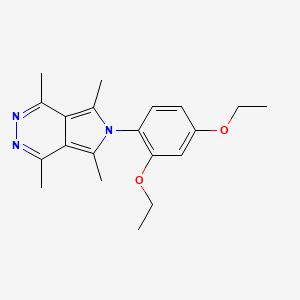 6-(2,4-Diethoxyphenyl)-1,4,5,7-tetramethyl-6H-pyrrolo[3,4-d]pyridazine