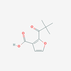 2-Pivaloyl-3-furoic acid