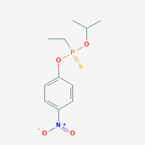 molecular formula C11H16NO4PS B084993 O-Isopropyl O-(p-nitrophenyl) ethylphosphonothioate CAS No. 13361-94-9