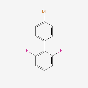 molecular formula C12H7BrF2 B8499367 4'-Bromo-2,6-difluorobiphenyl 