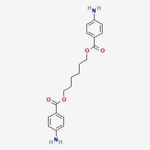 6-[(4-Aminobenzoyl)oxy]hexyl 4-aminobenzoate