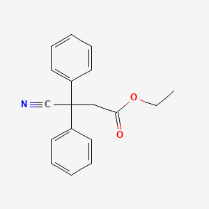 Ethyl 3-cyano-3,3-diphenylpropanoate