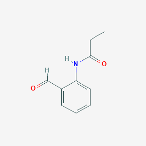 molecular formula C10H11NO2 B8499524 2-(Propanoylamino)benzaldehyde 
