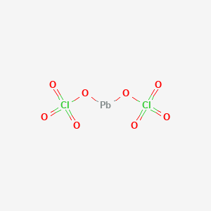 molecular formula Cl2O8Pb B084997 Lead perchlorate CAS No. 13637-76-8