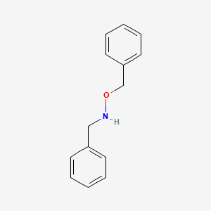 molecular formula C14H15NO B8499700 N,O-Dibenzylhydroxylamine CAS No. 4383-24-8