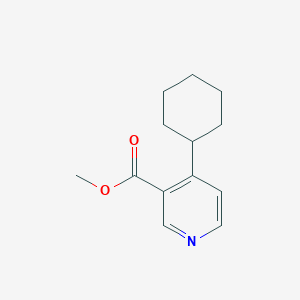Methyl 4-cyclohexylpyridine-3-carboxylate