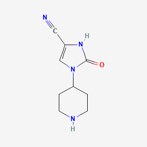 2-Oxo-1-piperidin-4-yl-2,3-dihydro-1H-imidazole-4-carbonitrile