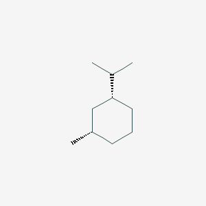 molecular formula C10H20 B084998 Cyclohexane, 1-methyl-3-(1-methylethyl)-, cis- CAS No. 13837-66-6