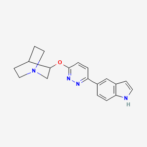 5-[6-(1-azabicyclo[2.2.2]oct-3-yloxy)pyridazin-3-yl]-1H-indole
