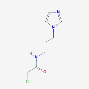 N-(3-[chloroacetamido]propyl)imidazole