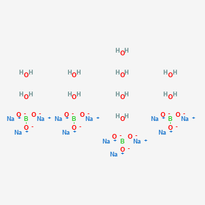 molecular formula B4H20Na12O22 B8499878 Sodium tetraborate decahydrate; Solubor; Solubor DF; Three Elephant; Tincal 