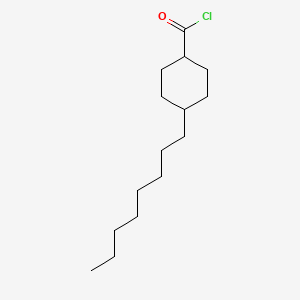 4-Octylcyclohexane-1-carbonyl chloride