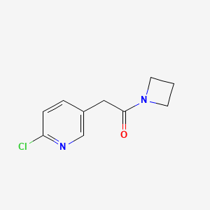 1-(Azetidin-1-yl)-2-(6-chloropyridin-3-yl)ethanone