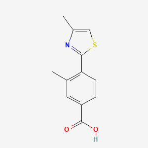 3-Methyl-4-(4-methyl-1,3-thiazol-2-yl)benzoic acid