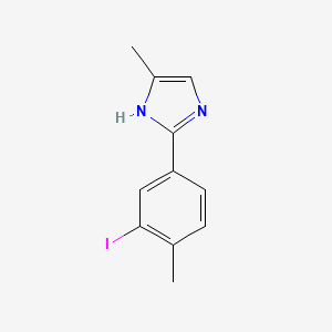 2-(3-iodo-4-methylphenyl)-5-methyl-1H-imidazole