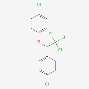 1-Chloro-4-[2,2,2-trichloro-1-(4-chlorophenoxy)ethyl]benzene