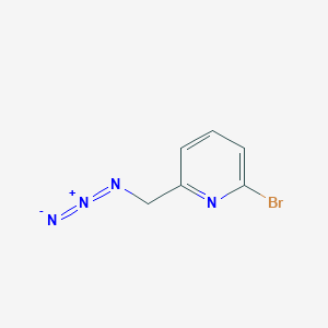 molecular formula C6H5BrN4 B8499963 2-(Azidomethyl)-6-bromopyridine 