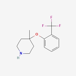4-Methyl-4-(2-trifluoromethylphenoxy)piperidine