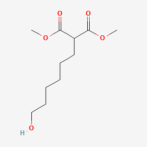 molecular formula C11H20O5 B8500022 Methyl 8-hydroxy-2-(methoxycarbonyl)octanoate 