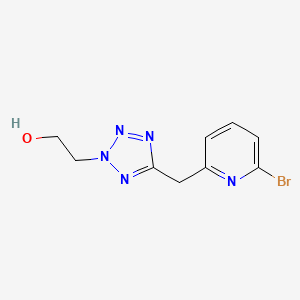 2-{5-[(6-Bromopyridin-2-yl)methyl]-2H-tetrazol-2-yl}ethanol