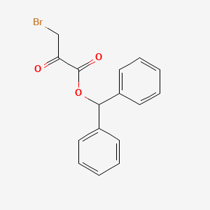 molecular formula C16H13BrO3 B8500068 benzhydryl 3-bromo-2-oxopropanoate CAS No. 62676-11-3