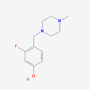 3-Fluoro-4-((4-methylpiperazin-1-yl)methyl)phenol