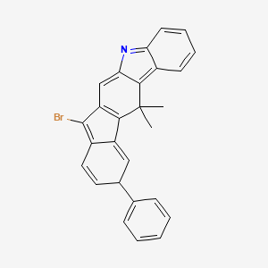 7-Bromo-12,12-dimethyl-10-phenyl-10,12-dihydroindeno[2,1-b]carbazole