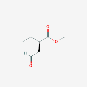 Methyl (2s)-3-methyl-2-(2-oxoethyl)butanoate