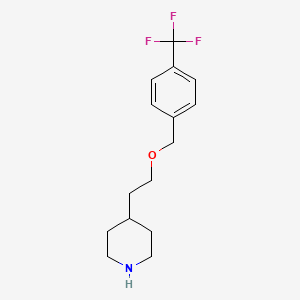 4-[2-[4-(Trifluoromethyl)benzyloxy]ethyl]piperidine