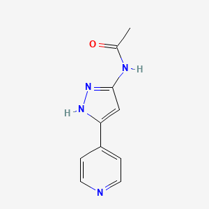 N-(5-Pyridin-4-yl-1H-pyrazol-3-yl)-acetamide