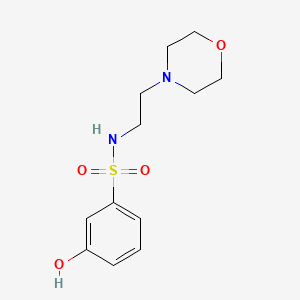 3-Hydroxy-N-[2-(4-morpholinyl)ethyl]benzenesulfonamide