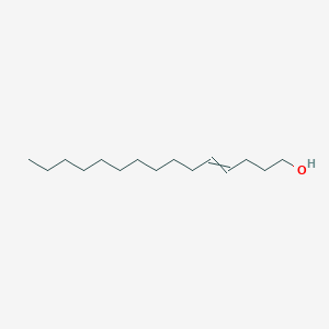 molecular formula C15H30O B8500582 Pentadec-4-en-1-ol CAS No. 40642-44-2