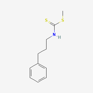 molecular formula C11H15NS2 B8500676 Methyl (3-phenylpropyl)carbamodithioate CAS No. 62604-24-4